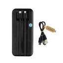 Turbopack RCS rplastic powerbank 10.000 integrated cables