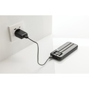 Turbopack RCS rplastic powerbank 10.000 integrated cables