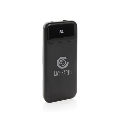 Turbopack RCS rplastic powerbank 10.000 integrated cables