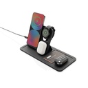 Swiss Peak 3 in 1 RCS recycled PU wireless charger desk tray