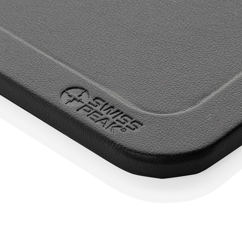 Swiss Peak 3 in 1 RCS recycled PU wireless charger desk tray
