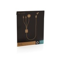 Terra RCS rPET 6-in-1 charging cable with watch charger