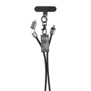 Terra RCS recycled PET phone cord with 60W dual charge cable