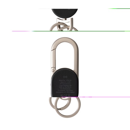 Keyfinder keychain with worldwide locating and USB C