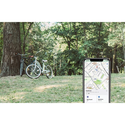 Pedalfinder bike bell with worldwide locating