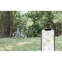 Pedalfinder bike bell with worldwide locating