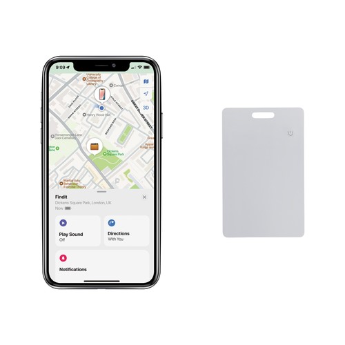 Findit RCS rplastic ultra-thin finder card rechargeable
