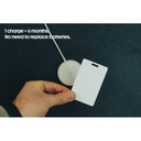 Findit RCS rplastic ultra-thin finder card rechargeable