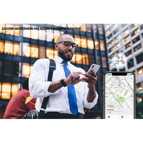 Trackmate RCS rpolyester passport holder worldwide locating