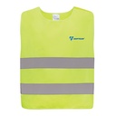 GRS recycled PET high-visibility safety vest 7-12 years