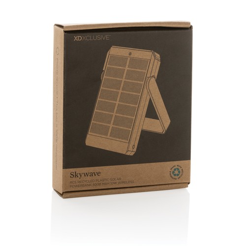 Skywave RCS rplastic solar powerbank 5000 mAh 10W wireless
