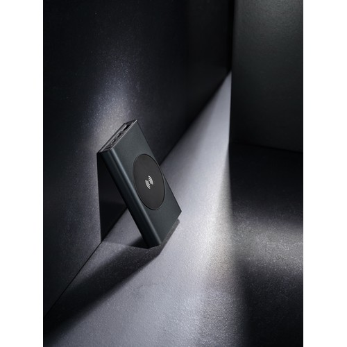 Terra RCS recycled aluminium 5000 mAh powerbank 5W wireless