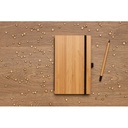 Bamboo notebook and infinity pencil set