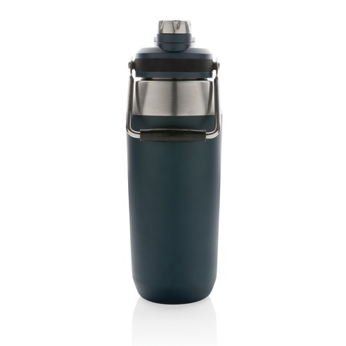 Vacuum stainless steel dual function lid bottle 1L