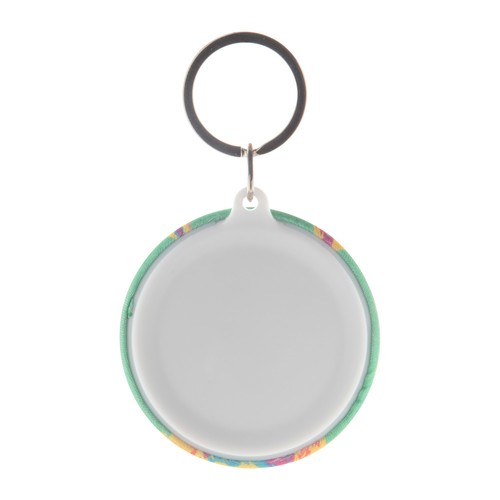Pin button keyring KeyBadge RPET Maxi