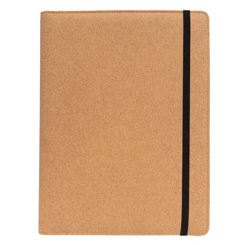 Deluxe cork portfolio A4 with pen