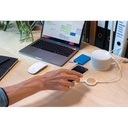 3-in-1 cable with 5W bamboo wireless charger