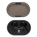 Light up logo TWS earbuds in charging case
