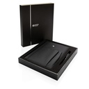 Refillable notebook and pen set