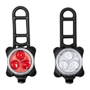 Rechargeable bicycle light set Remko