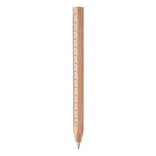 Ballpoint Pen With Ruler Burnham Black