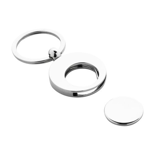Trolley Coin Keyring Cromo