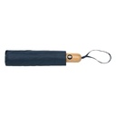 21" Impact AWARE™ RPET 190T bamboo auto open/close umbrella