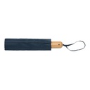 21" Impact AWARE™ RPET 190T bamboo auto open/close umbrella