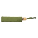 21" Impact AWARE™ RPET 190T bamboo auto open/close umbrella