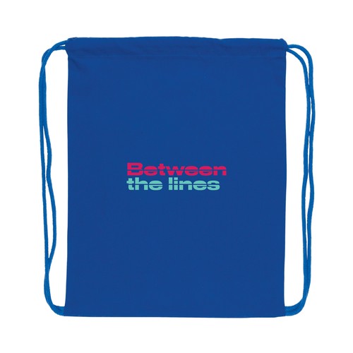 Impact AWARE™ recycled cotton drawstring backpack 145g