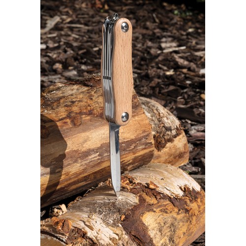 Wood pocket knife
