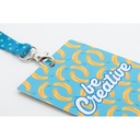 Custom Paper Badge Entry
