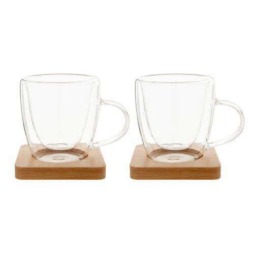 Glass Espresso Cup Set Mocaboo