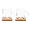 Glass Espresso Cup Set Mocaboo