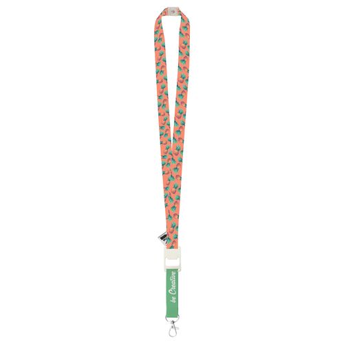 Custom Sublimation Lanyard Subyard Drink Safe Eco