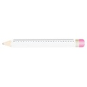 24 Cm Ruler, Pencil Sharpy 24