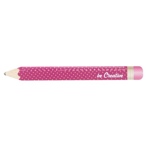 24 Cm Ruler, Pencil Sharpy 24