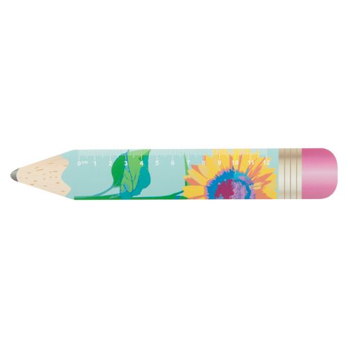 12 Cm Ruler, Pencil Sharpy 12