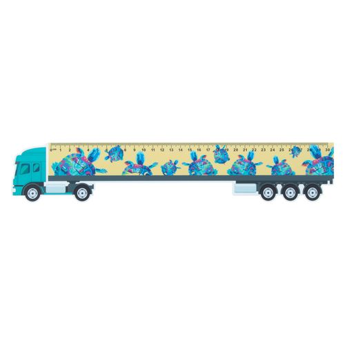 30 Cm Ruler, Truck Trucker 30
