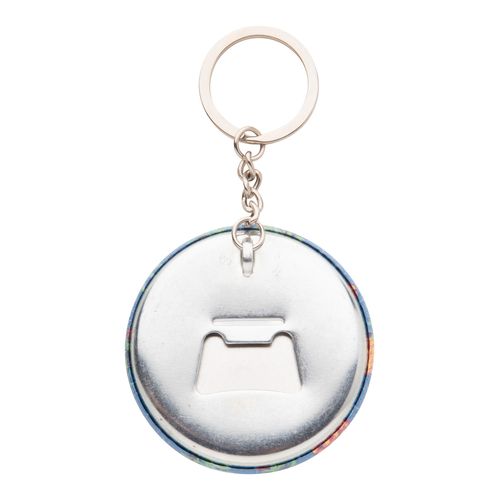 Pin Button Keyring KeyBadge Bottle