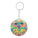 Pin Button Keyring KeyBadge Bottle