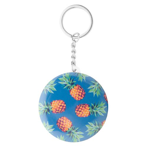 Pin Button Keyring KeyBadge Bottle