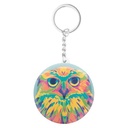 Pin Button Keyring KeyBadge Bottle