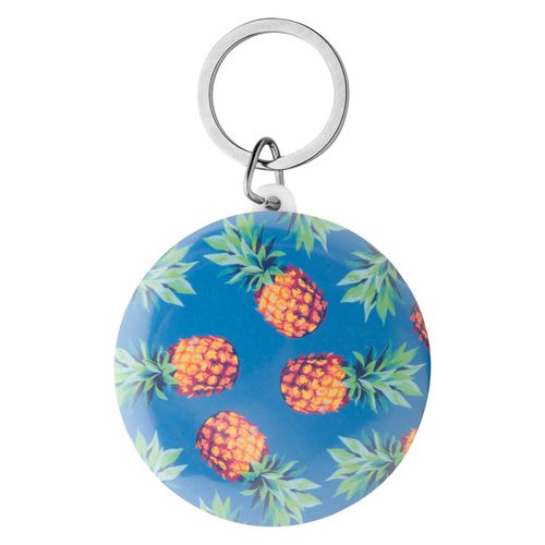 Pin Button Keyring KeyBadge Maxi