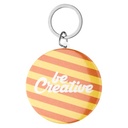 Pin Button Keyring KeyBadge Maxi