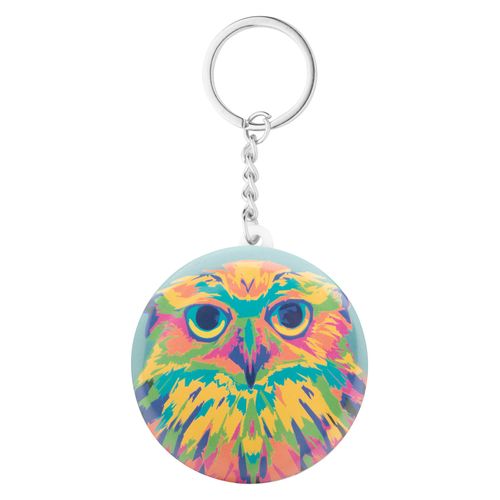 Pin Button Keyring KeyBadge Mini