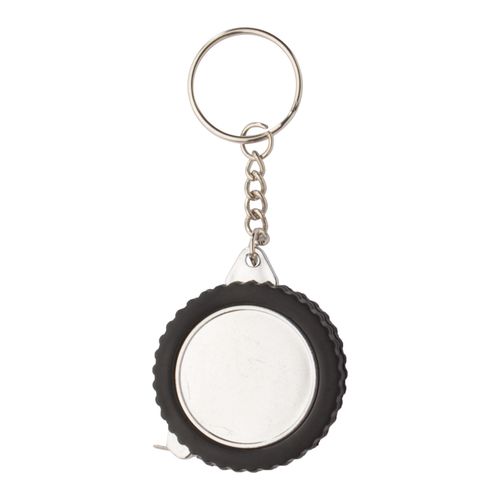 Keyring With Tape Measure Wheel