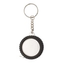 Keyring With Tape Measure Wheel