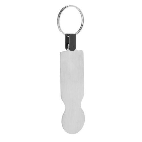 Trolley Coin Keyring SteelCart