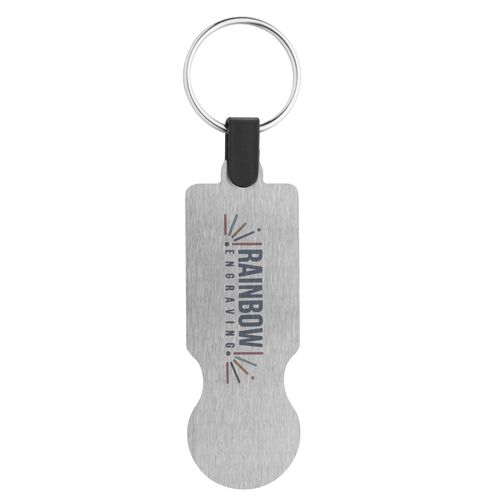 Trolley Coin Keyring SteelCart